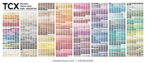 Color Table Pantone Of The Fashion Home And Interiors Colors Color