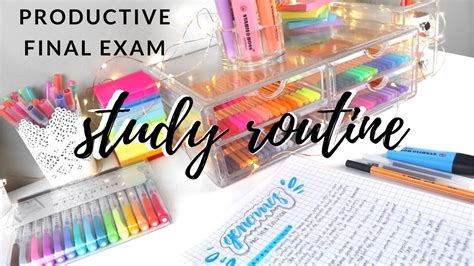 Final Exam Study Tips