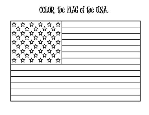 Flagflage stars and strips, united states flagthe flag of amirca. Original American Flag Coloring Page - Coloring Home