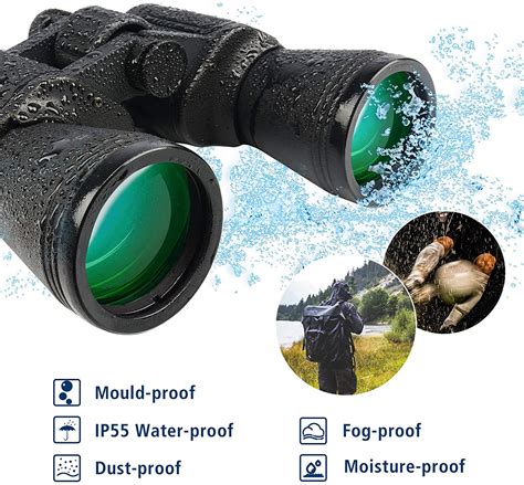20x50 High Power Binoculars For Adults With Low Light Night Vision Compact Waterproof