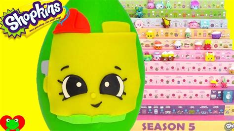 Shopkins Season 5 Blocky Play Doh Surprise Egg Limited Edition Hunt Toy