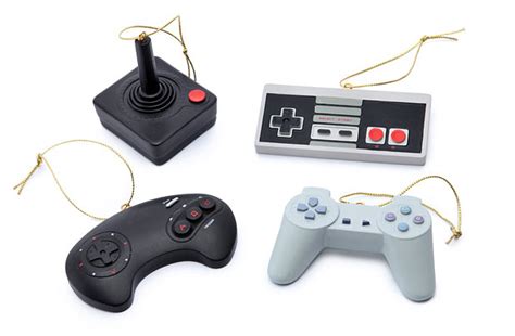 Classic Video Game Controller Ornament Set A Geeky Parent