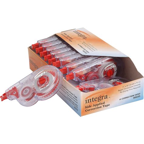Integra Side Apply Correction Tape Jd Office Products