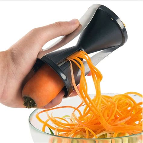 Spiral Slicer Newest 2 Blade Replaceable Vegetable Cutter Grater