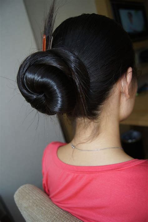 Secure it in place with bobby pins. 226 best Super very huge bun hair images on Pinterest