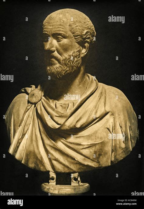 Roman Emperor Macrinus Marble Statue Stock Photo Alamy