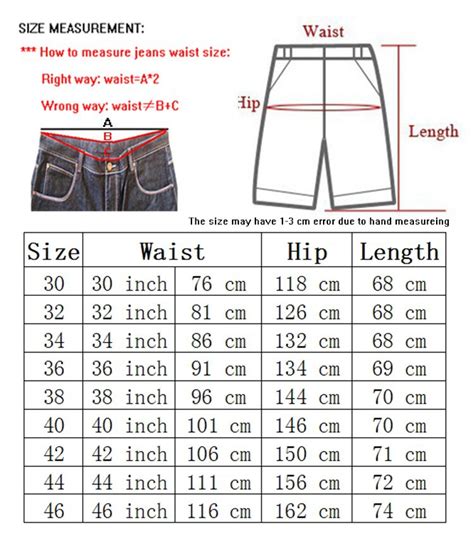 How to measure dress trousers and casual pants. 2019 Wholesale Men'S Baggy Jeans Calf Length Short Hip Hop ...