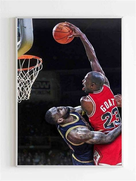 Besides good quality brands, you'll also find plenty of discounts when you shop for poster michael. Michael Jordan Dunk On Lebron James Poster di 2020