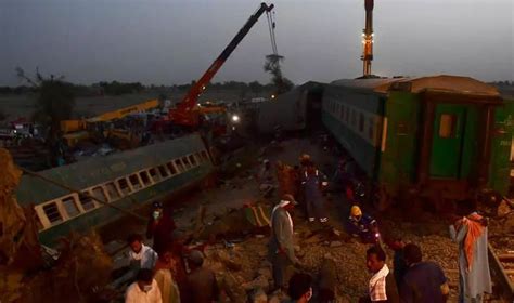 Toll Rises From Deadly Pakistan Train Crash As Rescuers Comb Through