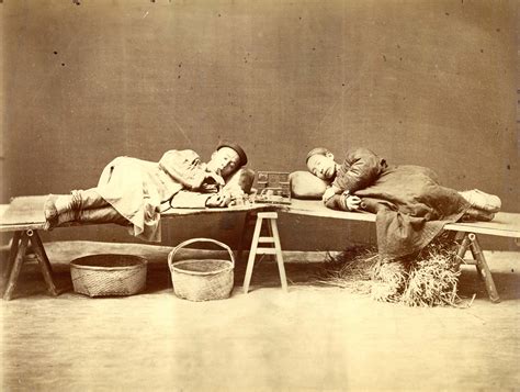 Photo Opium Smokers Royal Asiatic Society Online Collections
