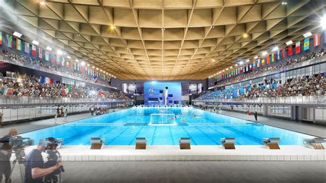 Mad Architects 2024 Paris Olympics    Aquatic Center Swimming Pools Archello.1595428126.5574 