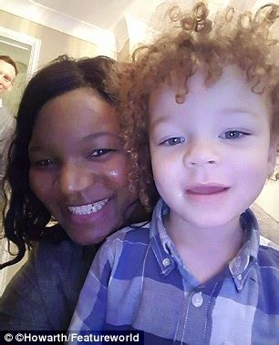 Mum Is World S Only Black Woman To Have Two White Babies Daily Mail Online