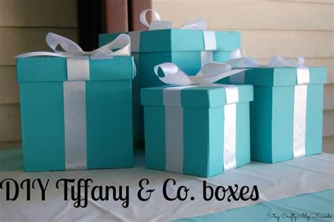 diy tiffany and co boxes tiffany bridal shower tiffany party tiffany blue party