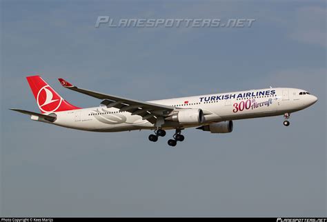 Tc Lnc Turkish Airlines Airbus A330 303 Photo By Kees Marijs Id