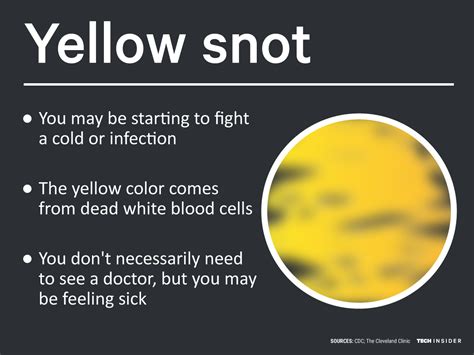 Here S What The Color Of Your Snot Really Means Cleveland Clinic And