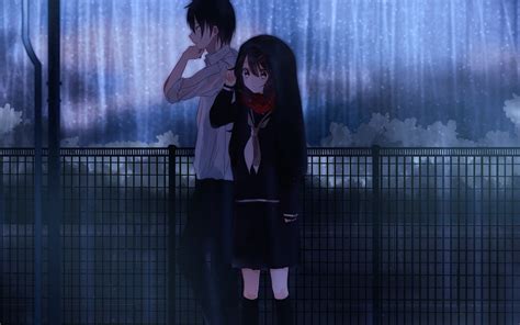 Very Sad Couple Full Hd Anime Wallpapers Wallpaper Cave