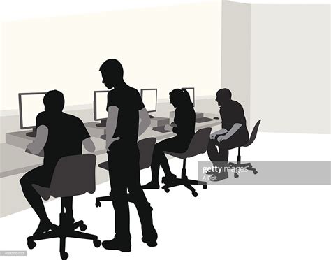 Desktops Vector Silhouette High Res Vector Graphic Getty Images