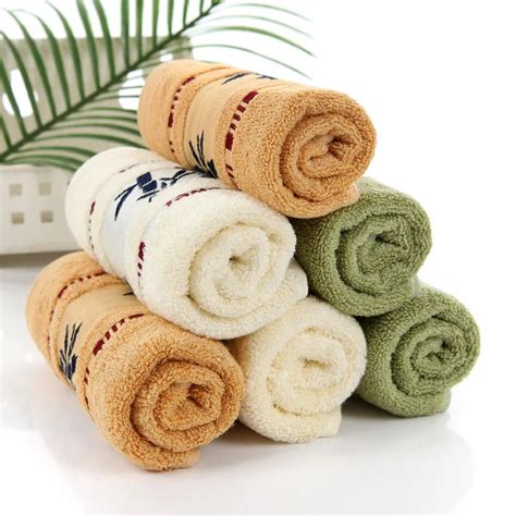 High Quality 3474cm Bamboo Fiber Hand Face Towel Brand Toalhas Soft