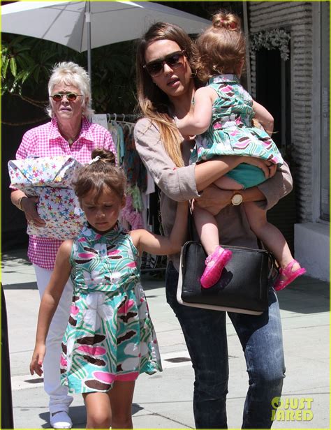 Jessica Alba Honor And Haven Wear Matching Outfits Photo 2923190 Cash Warren Celebrity