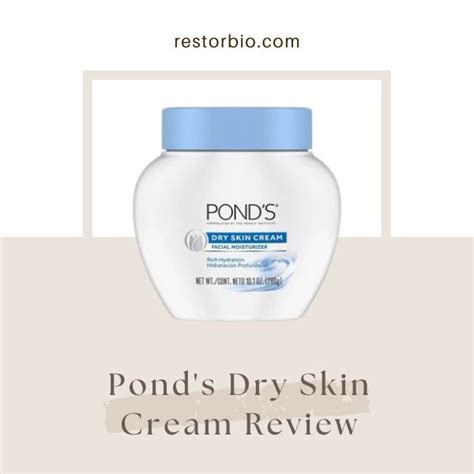 Ponds Dry Skin Cream Ingredients Review Restorbio