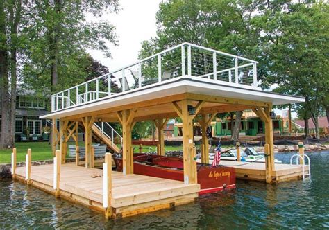 Photo Gallery Of Custom Designed Boathouses By The Dock Doctors — The