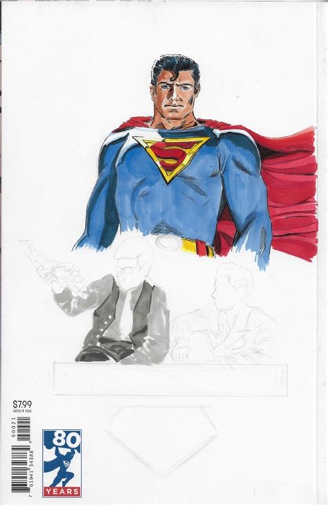 Action Comics 1000 Sketch Cover Back Prelim 01 In Jason Larouche The