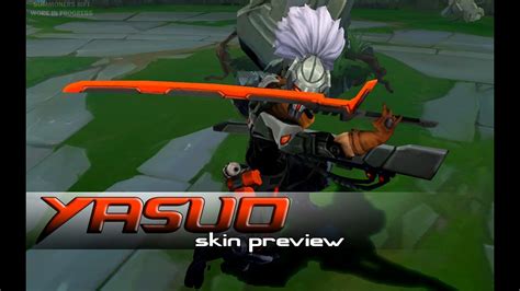 League Of Legends Project Yasuo Skin Preview Youtube