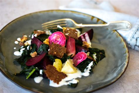 Warm Winter Salad Of Beetroot Kale And Creamed Goats Cheese Nordic