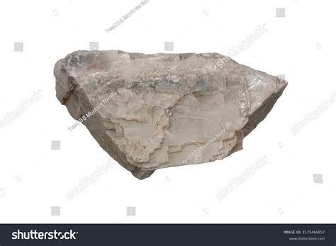 Raw Specimen Marble Metamorphic Rock Isolated Stock Photo 2175466857