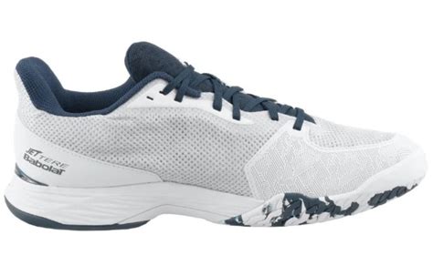 babolat jet tere ac men s tennis shoe white estate blue