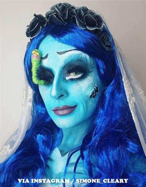 Halloween Makeup Ideas For Blue Hair Blue Wigs Fabulous Corpse Bride