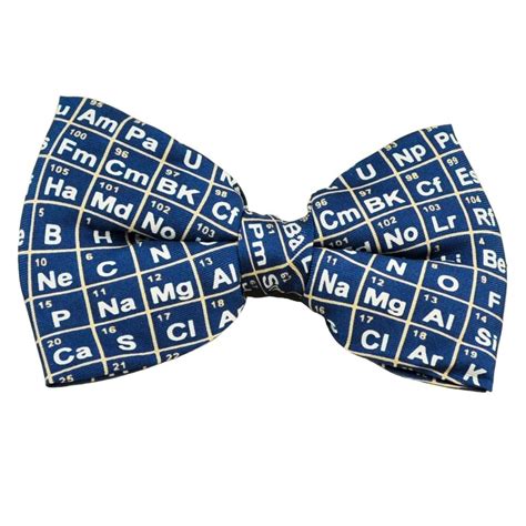 Periodic Table Silk Mens Bow Tie From Ties Planet Uk
