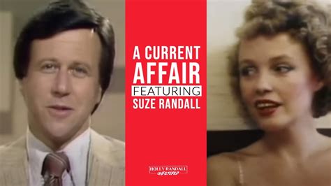 Suze Randall On A Current Affair In The Late S YouTube