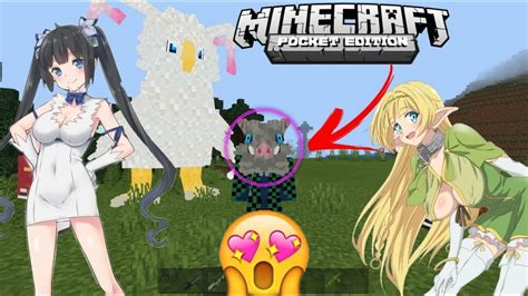 😱el Mejor Mod Add On De Waifus Para Minecraft Pebedrock 117 El Mejor Addon De Anime Mcpe 1