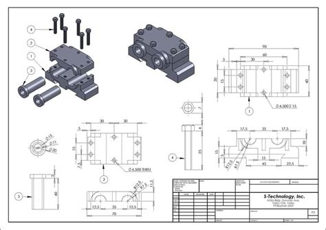 Resultado De Imagen De Detailed Assembly Drawing Mechanical Design