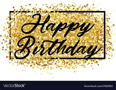 Gold Vector Happy Birthday Background Asktiming Vrogue Co