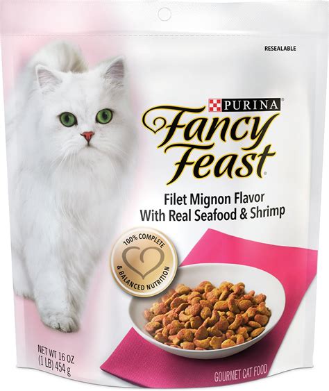 To compare cat food brands you need to learn aafco's cat food label rules. Fancy Feast Gourmet Filet Mignon Flavor with Real Seafood ...
