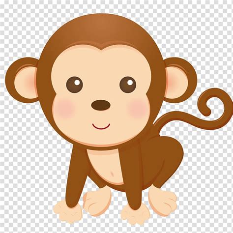 Child Infant Drawing Baby Monkey Transparent Background Png Clipart