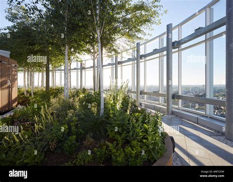 Roof Garden On 35th Floor Vauxhall Sky Gardens London United Kingdom