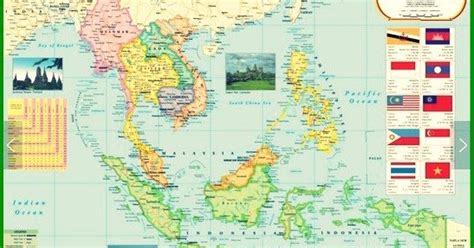 Karakteristik Negara - Negara ASEAN Dilihat Dari Bentang Alamnya Materi