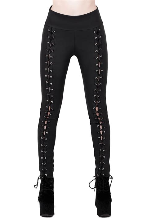 viper lace up leggings shop now killstar us store punk outfits gothic