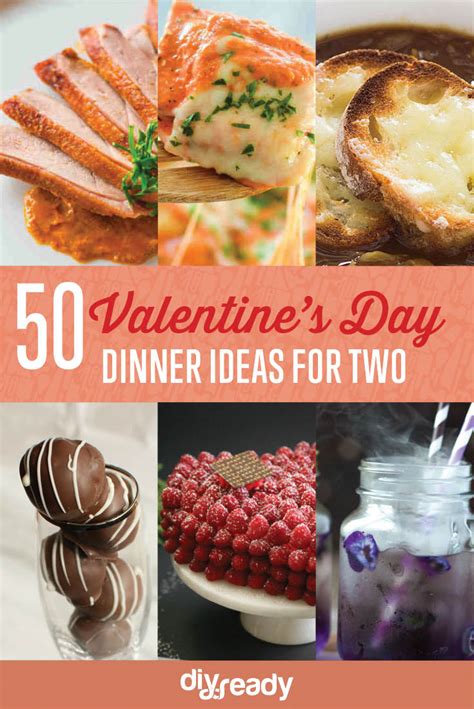 50 valentines day dinner ideas for two diy ready