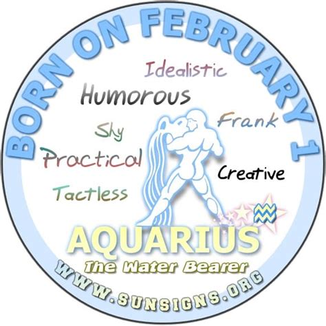 February 1 Zodiac Horoscope Birthday Personality