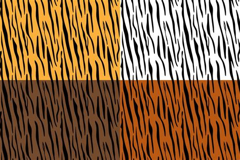 Tiger Skin Vector Free Seamless Pattern Graphicsurf Com