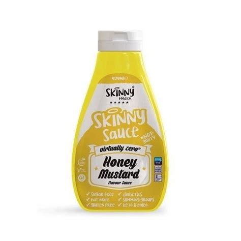 Laproteinaes Skinny Food Skinny Sauce Honey Mustard 425 Ml