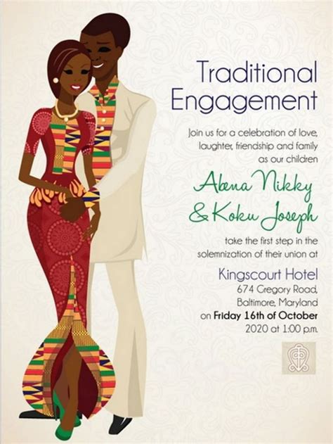 10 African Wedding Invitations Designed Perfectly Knotsvilla