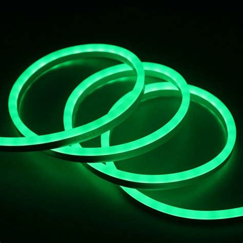 50m Roll Silicon Green Neon Led Light Strip Flexible And Ip6512v Smd2835 6x12mm Ebay