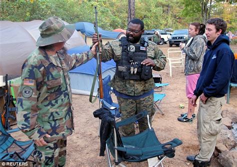 Pro Trump Militia Members In Georgia In Hand To Hand Combat Training