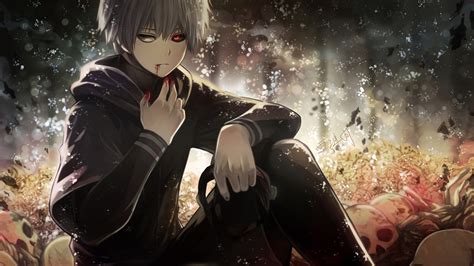 Although the atmosphere in tokyo has changed drastically due to the increased influence of the ccg, ghouls continue to pose a problem as they have begun taking caution, especially the terrorist organization aogiri tree, who acknowledge the ccg's. Wallpaper : anime, Kaneki Ken, Tokyo Ghoul, Tokyo Ghoul re ...