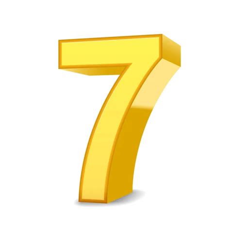Number 7 Stock Vectors Royalty Free Number 7 Illustrations